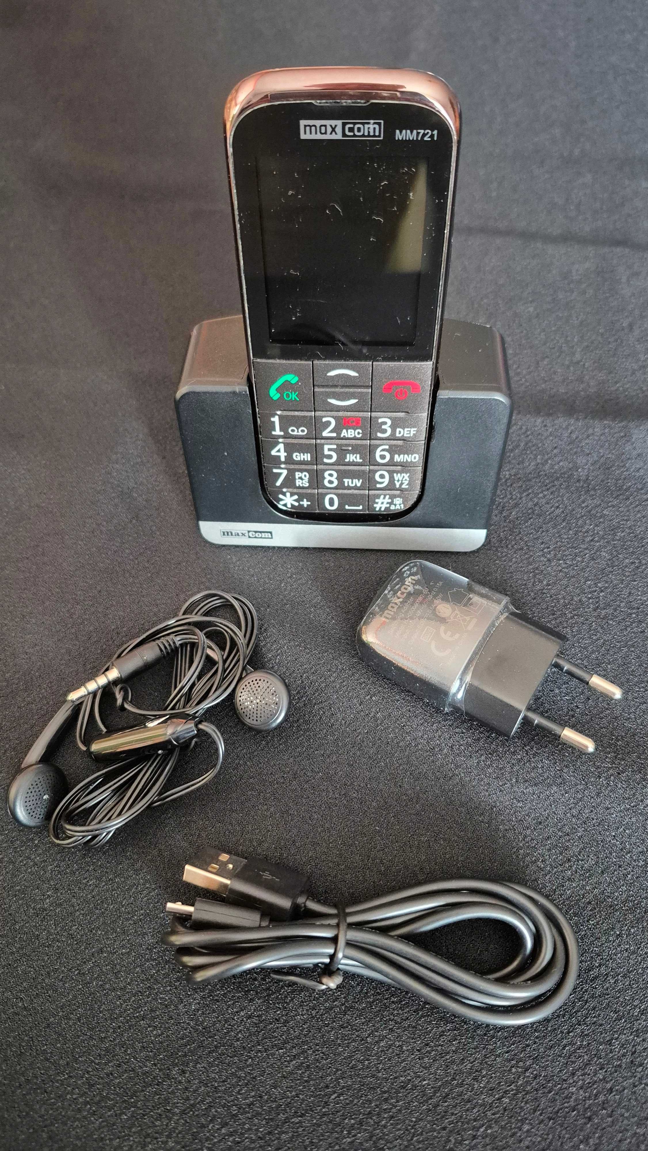 Telefon MM 721 komórkowy, stacjonarny,