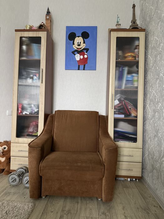 Крісло розскладне спальне ліжко односпальне дитяче доросле кресло