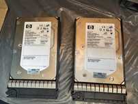 Discos SAS 36GB con caddy HP