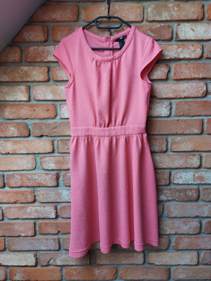 Sukienka damska różowa zamek H&M roz. M 38