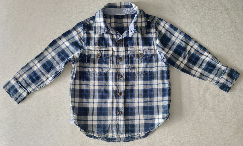 Camisas manga comprida algodão Gap Timberland Oshkosh 3-4 anos (104cm)