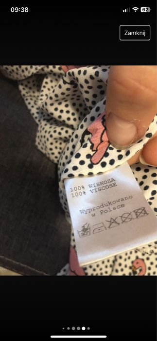 La gabrielle sukienka we flamingi niebieska