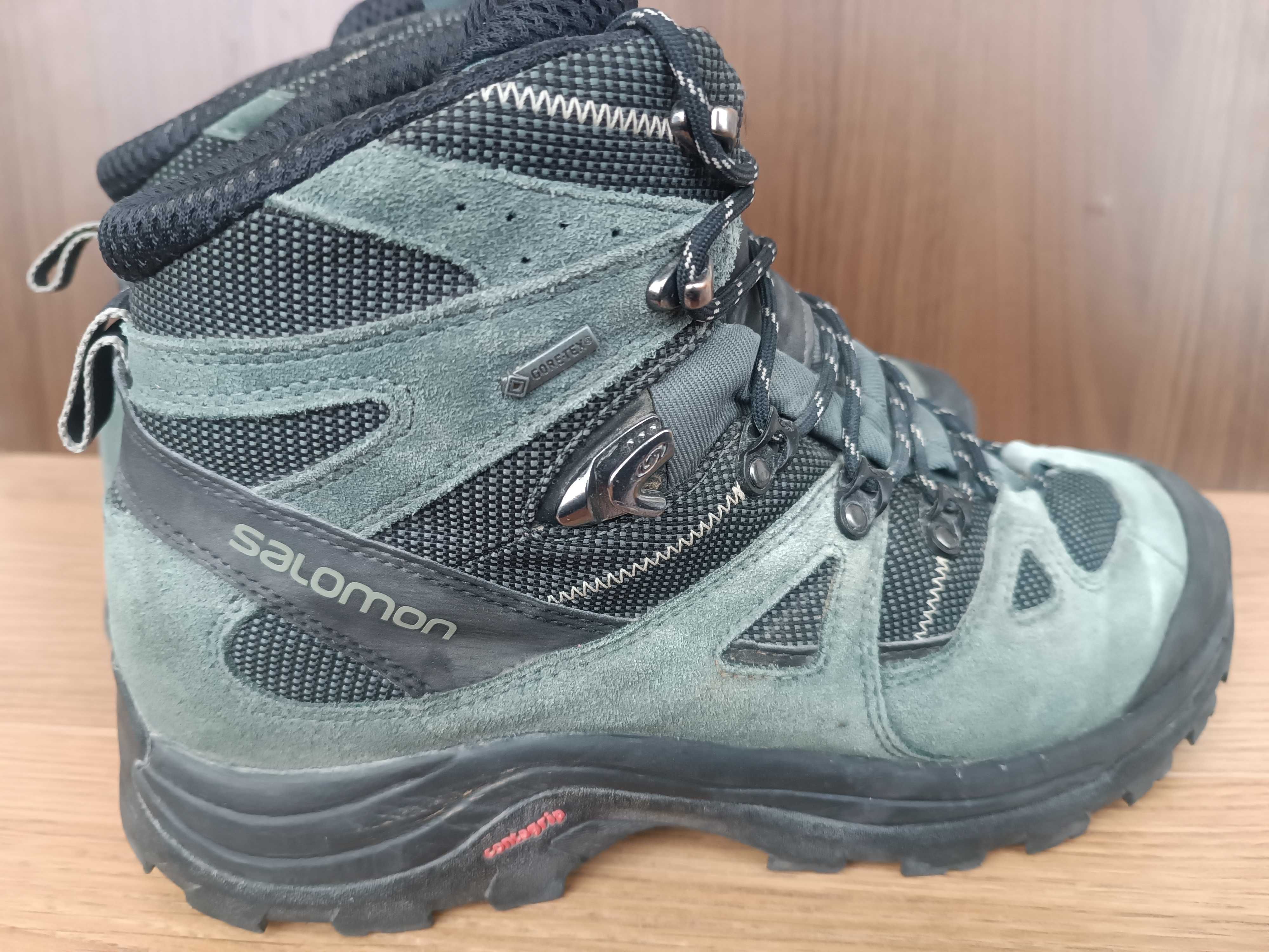 Кожа Зимние ботинки Salomon Quest 
4D goreTex 44.5 28.5 см