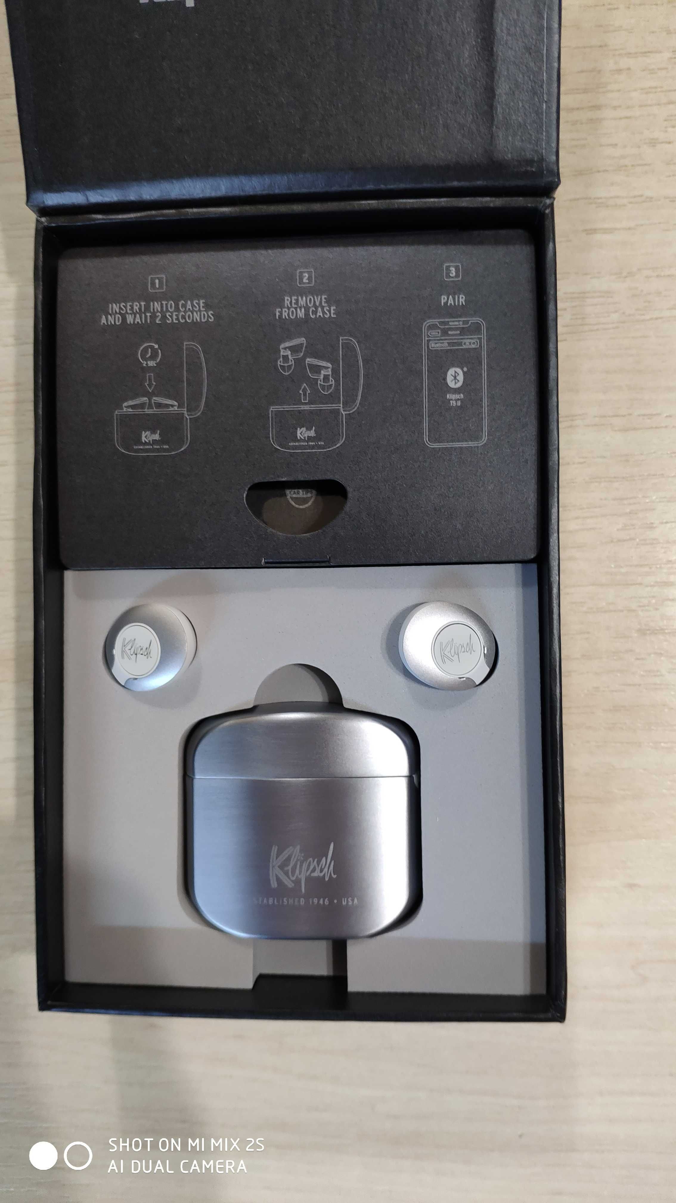 Продам Наушники Klipsch T5 II True Wireless Bluetooth Earphones Silver