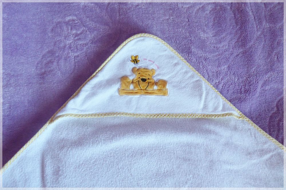 Recznik z kapturem 75x75 cm.