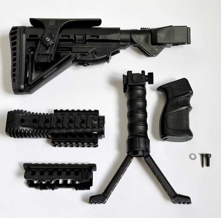 Телескопический приклад для АК47 / Складной приклад на АК74 / обвес ак