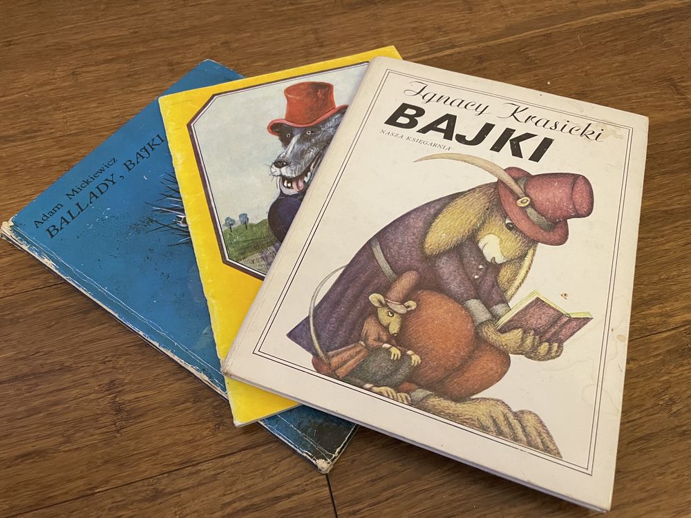I. Krasicki Bajki, A. Mickiewicz Bajki i Ballady, bajki, wiersze
