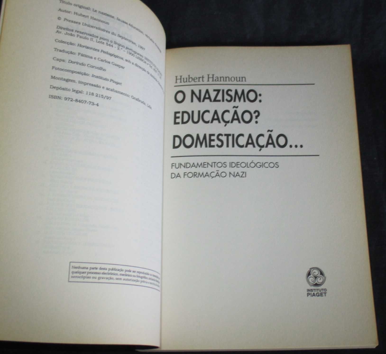 Livro Nazismo Educação ? Domesticação? Fundamentos Ideológicos Nazi