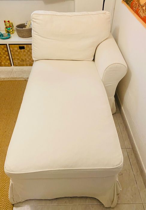 Chaise-Long Branca Ikea