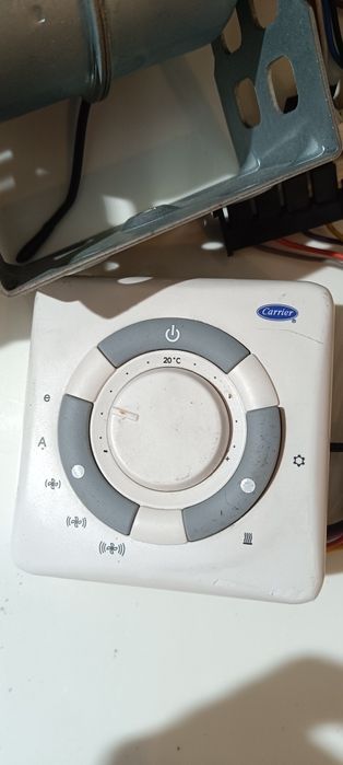 Comando Carrier, motor e ventilador
