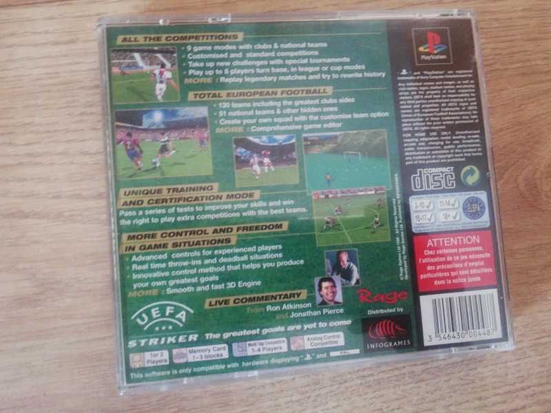 Jogo PS1 - UEFA Striker