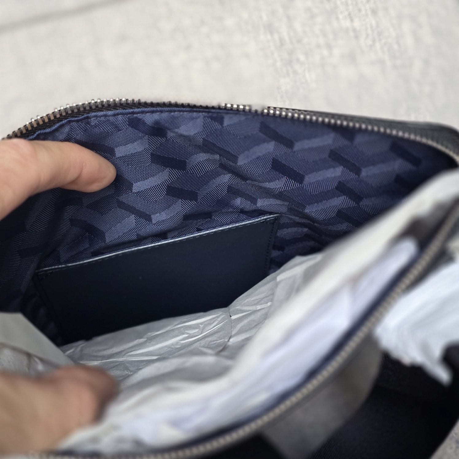 Італійська Шкіра Lacoste сумка через плече чоловіча Chantac