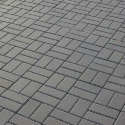 Kostka brukowa Holland / Prostokąt 6 cm kolor szary