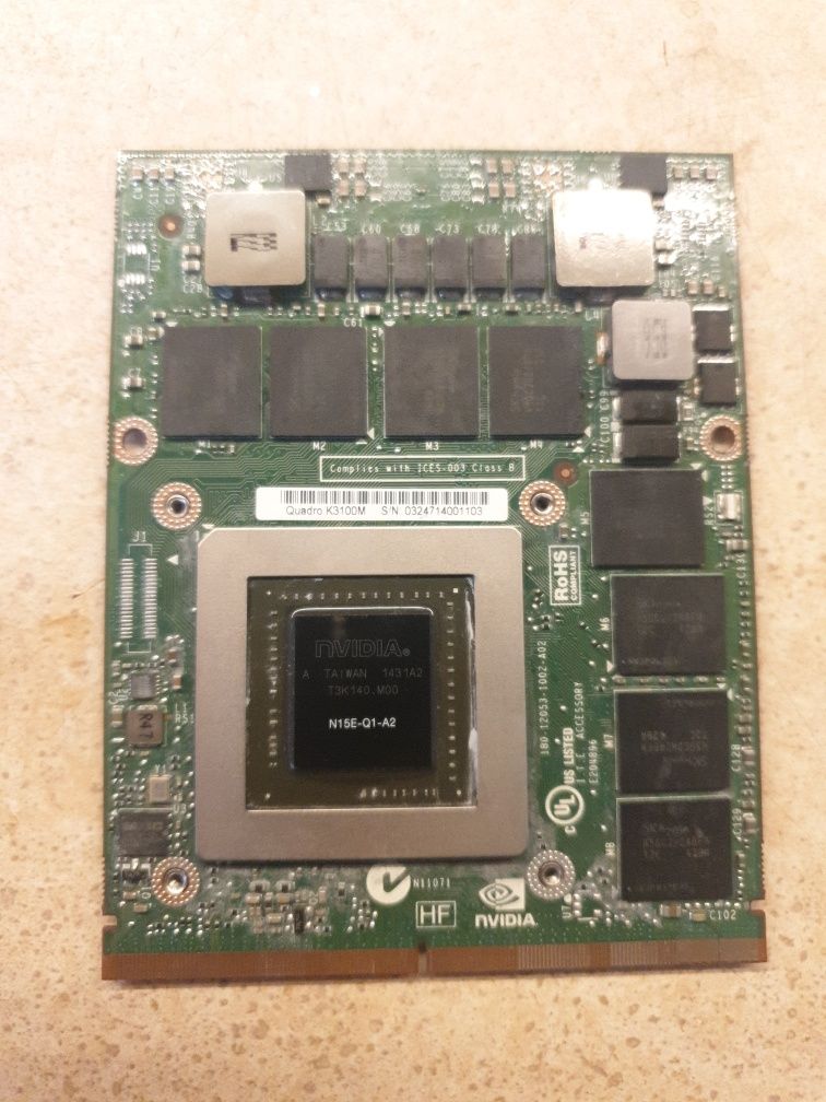 Nvidia quadro k3100m 4gb