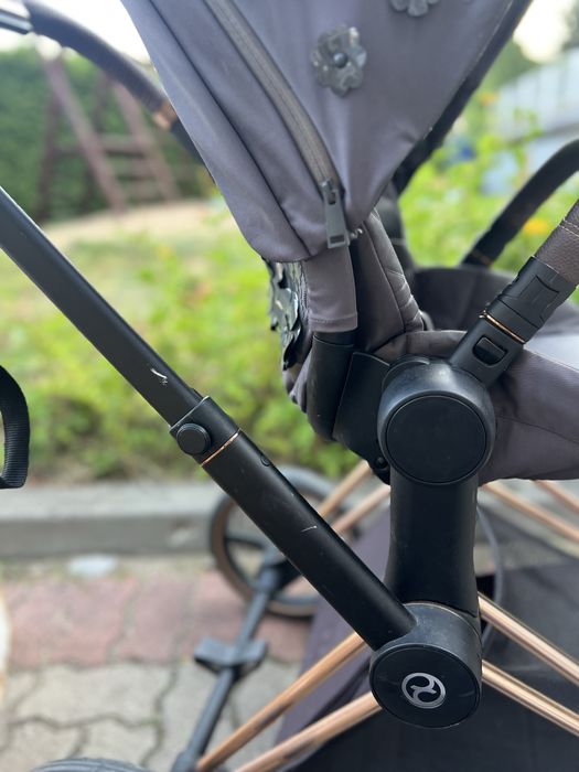 zestaw 2w1 Cybex Priam Simply Flower Grey