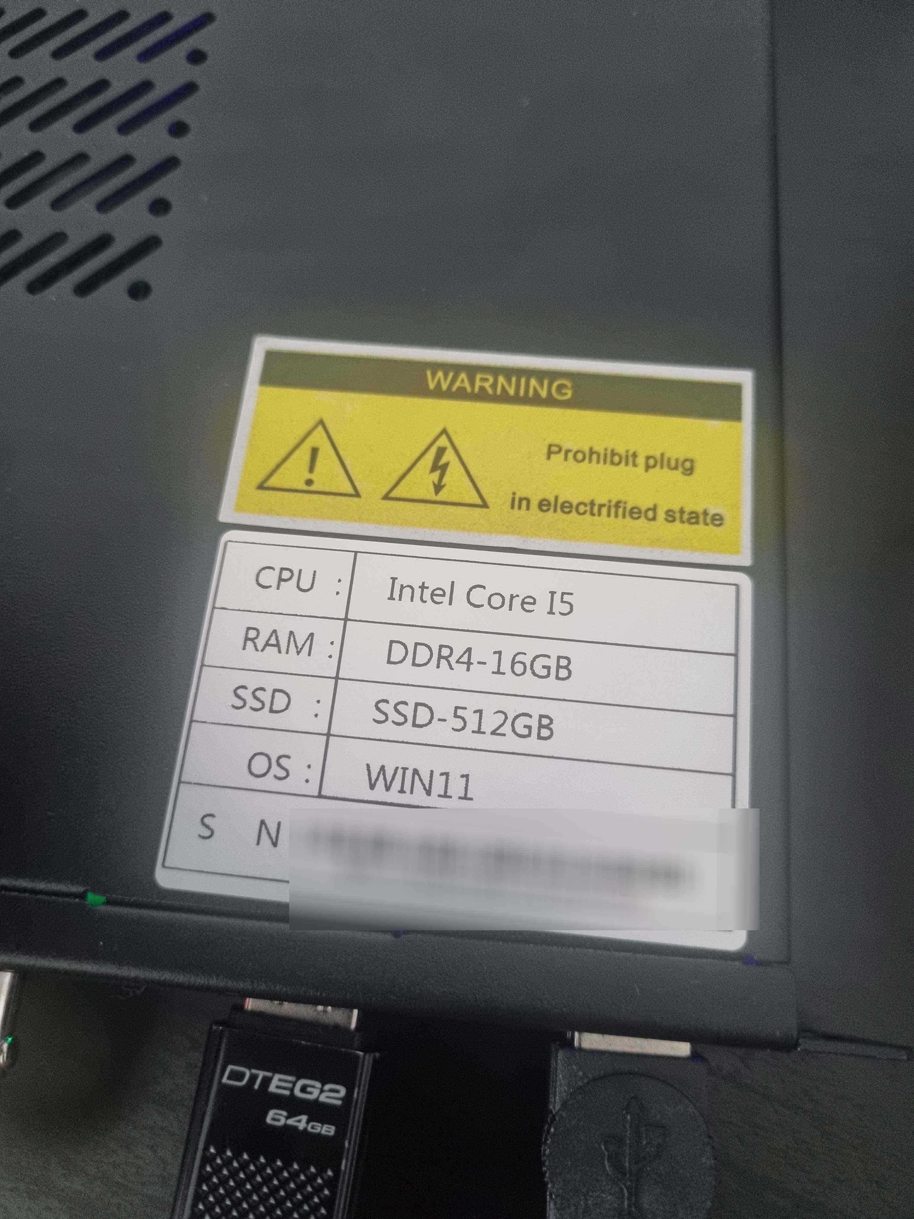 MiniPC TinyPC i5-11300H+16GB RAM + 512GB NVME