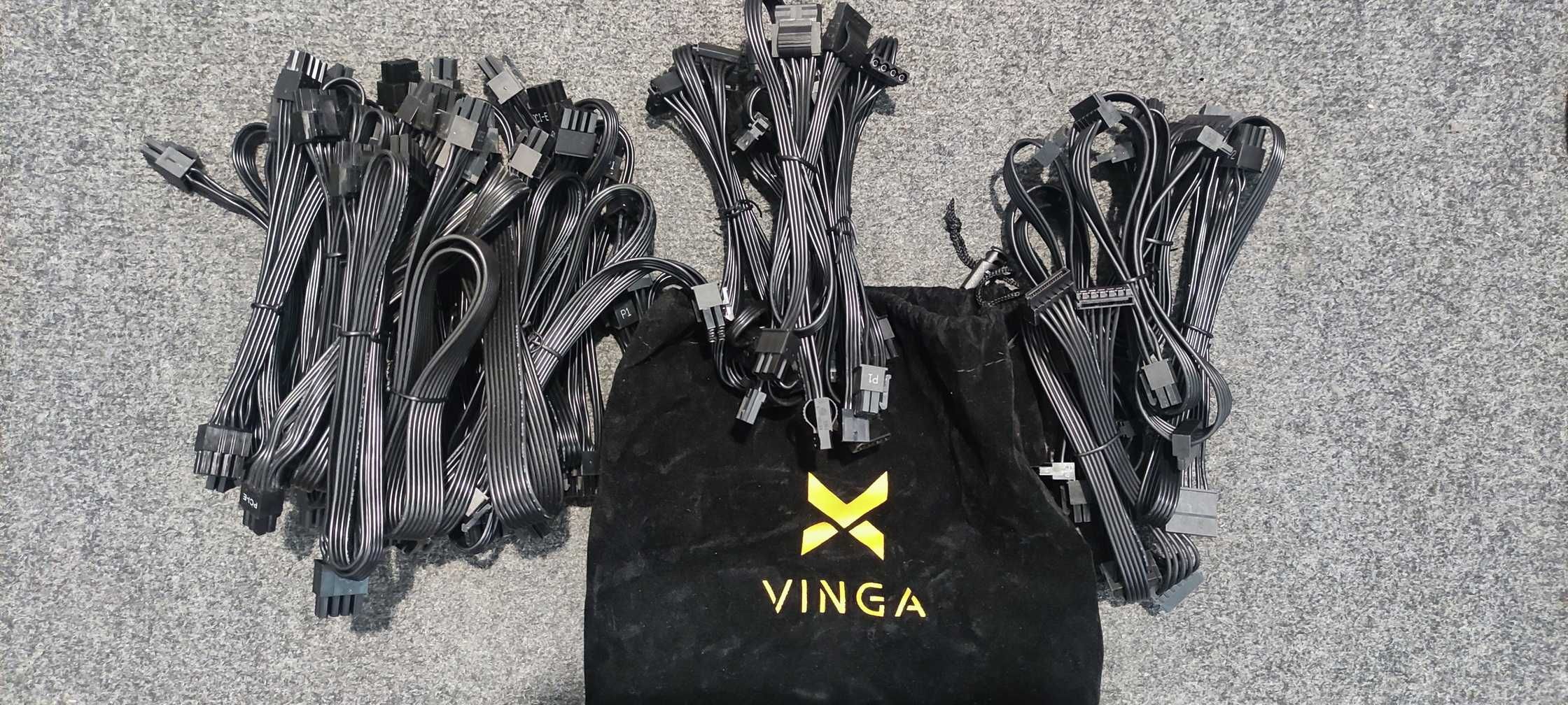 Кабели модульного блока питания Chieftec, Vinga. Sata, Molex, PCI-E