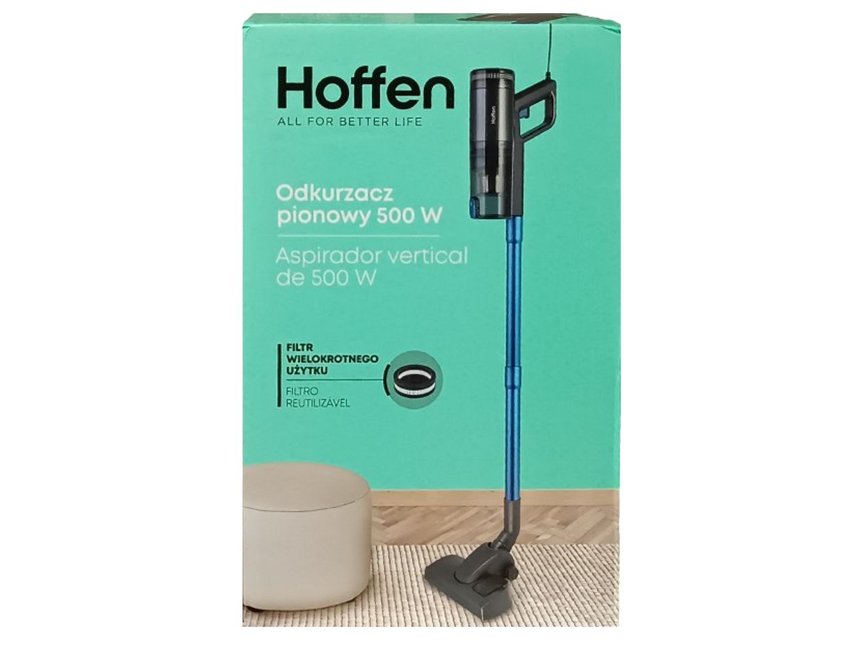 Bezworkowy odkurzacz pionowy Hoffen 500W