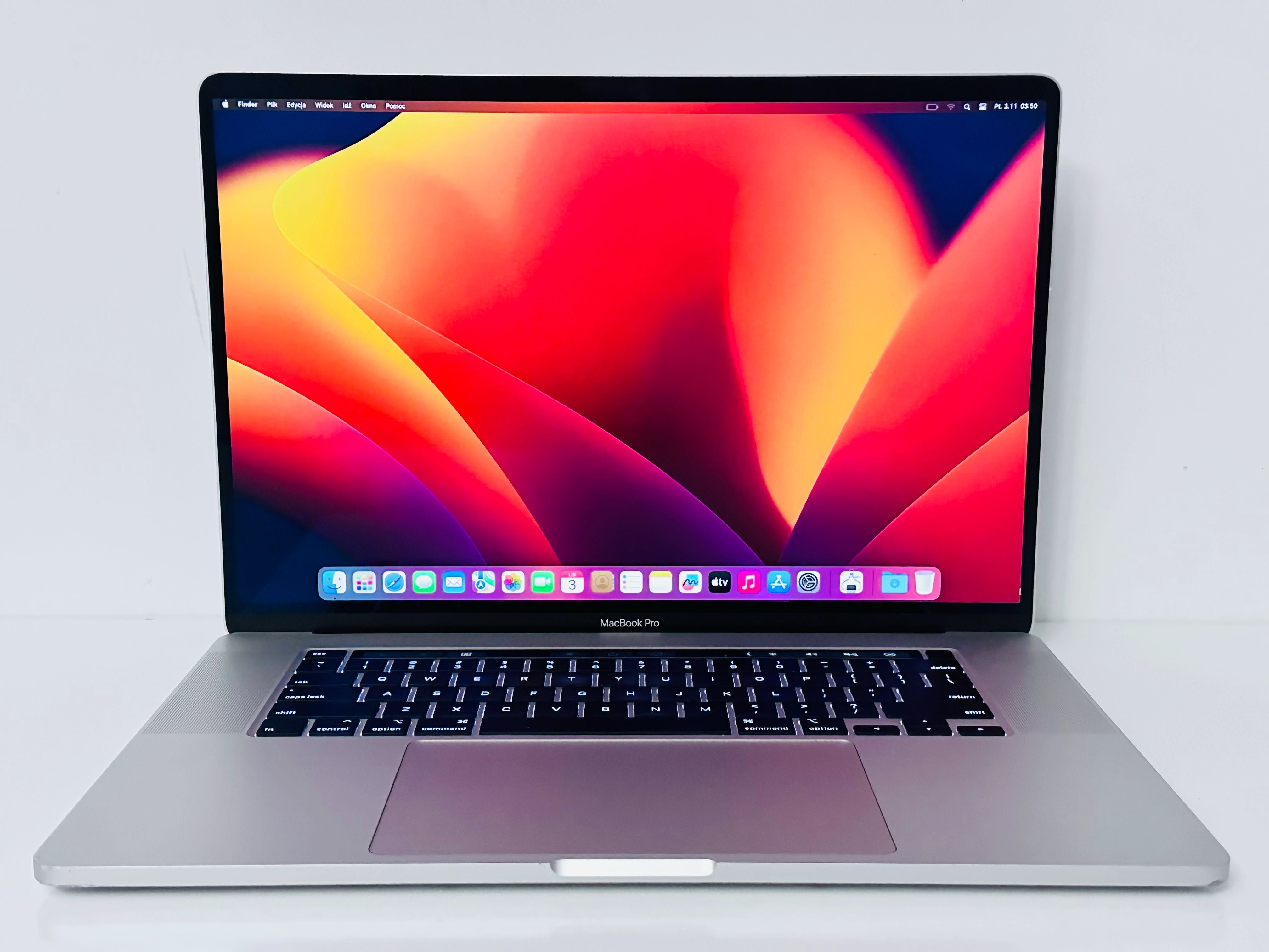 Apple MacBook Pro 16 2019 i9 16GB RAM 1TB SSD Silver Bez Blokad