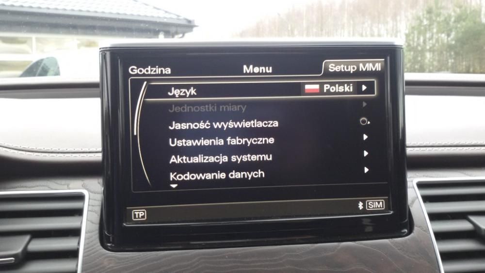 Polskie menu Audi Bluetooth Montaż MMI 2g 3g 3g+ Basick Naprawa Dojazd