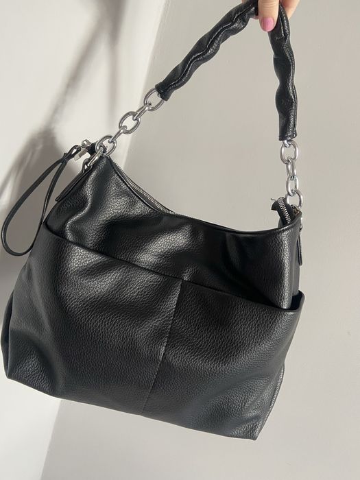 Сумка нова чорна Шопер новий Шоппер чорний сумочка велика нова сумка