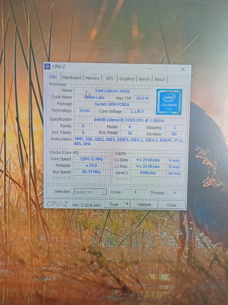 Mini-itx Мат плата Asrock J4105-ITX