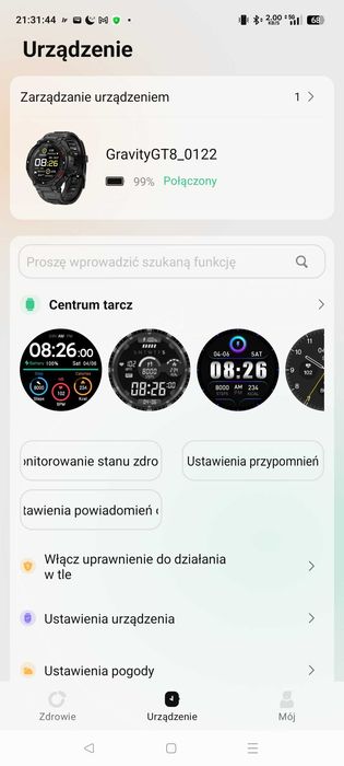 Smartwatch Gravity GT8