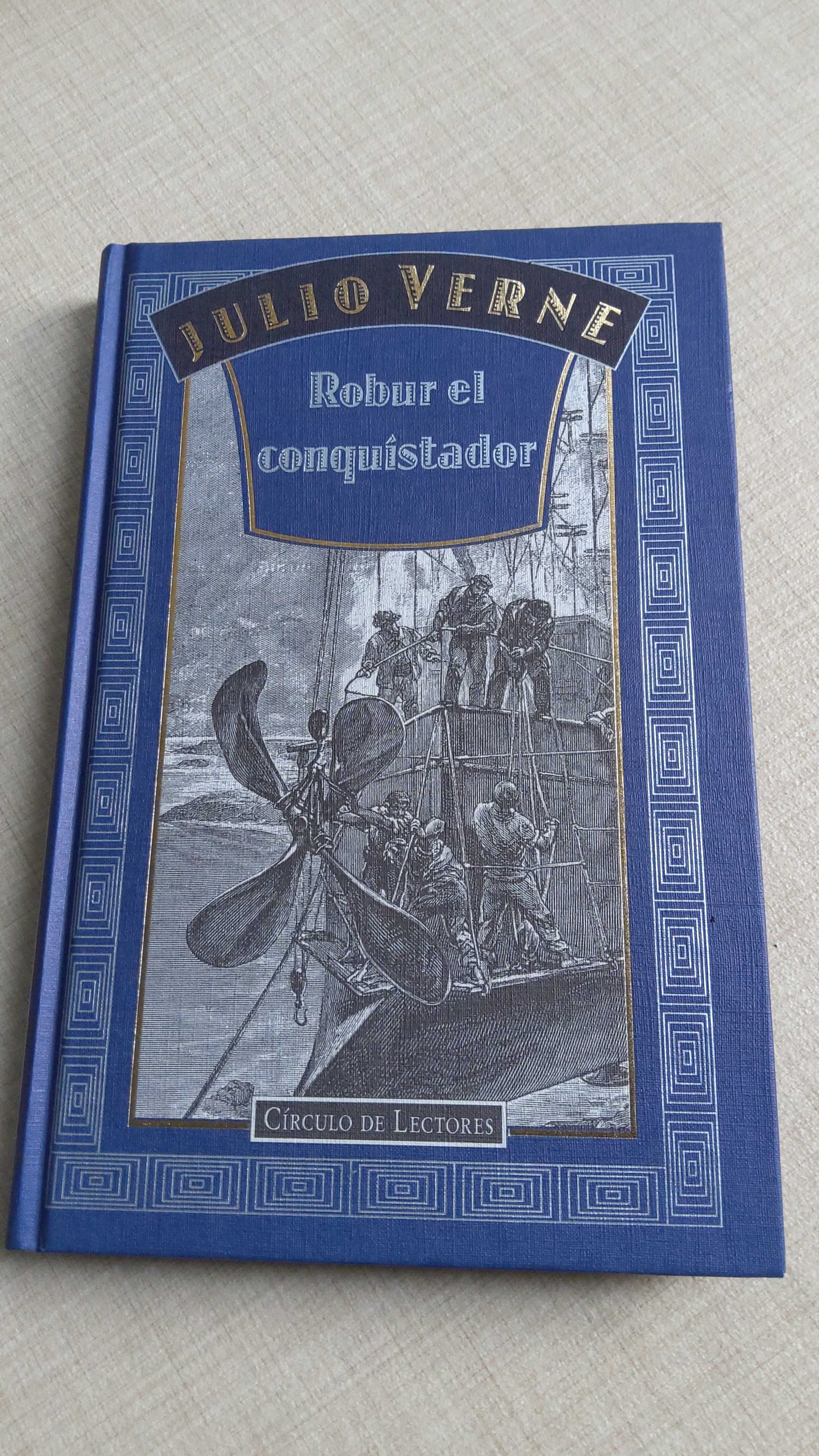 Julio Verne Robur el conquistador hiszpański reprint oryginalnego wyd.