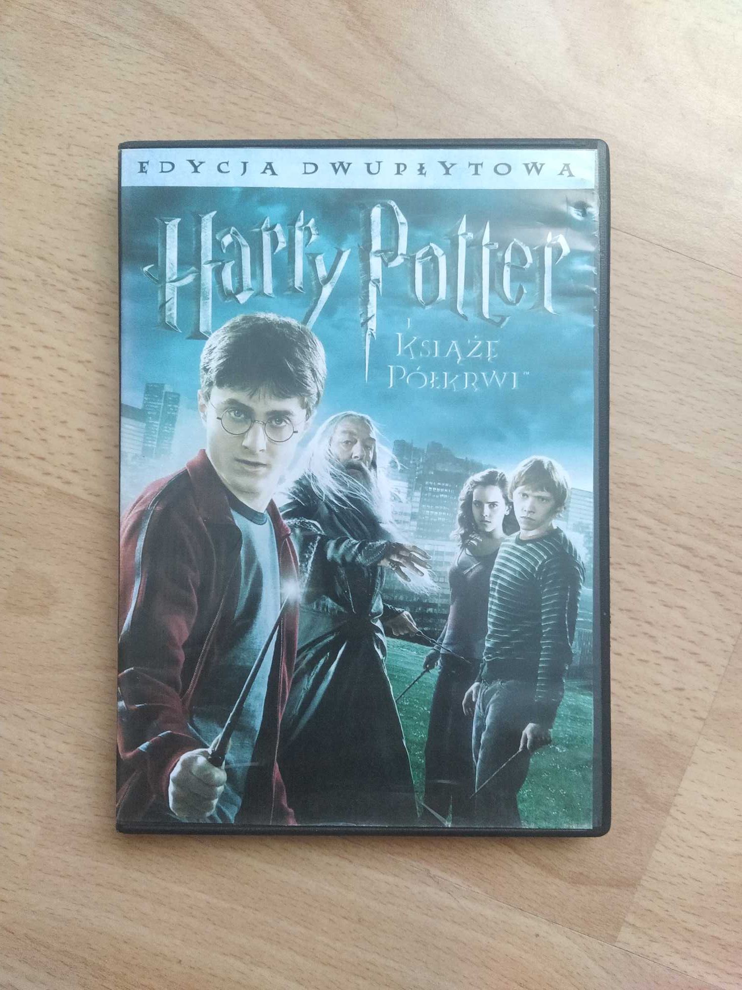 Pudełko DVD Harry Potter i Książę Półkrwi