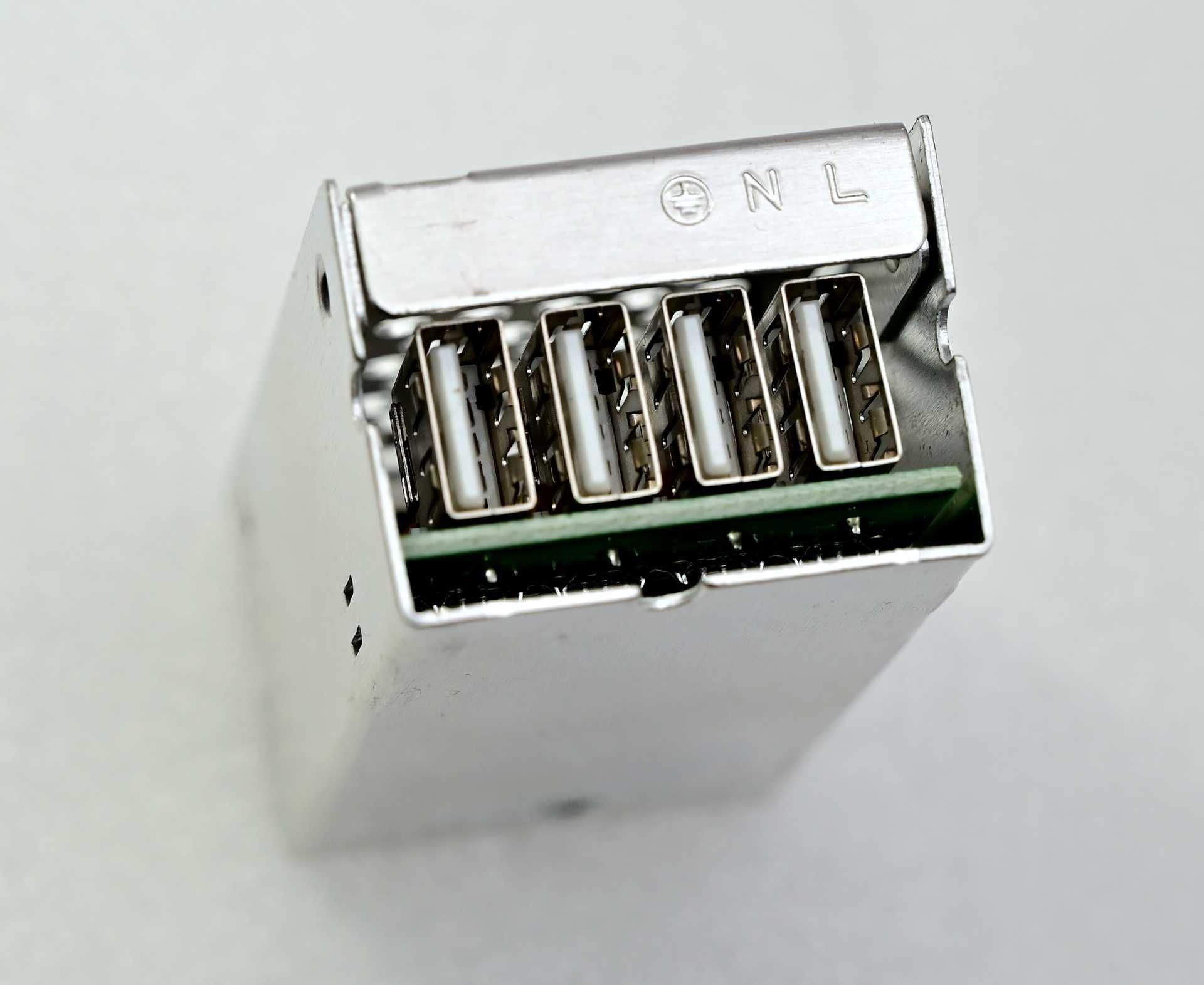 USB зарядка 4 USB выхода DC-DC 9V-36V до 5V/6A