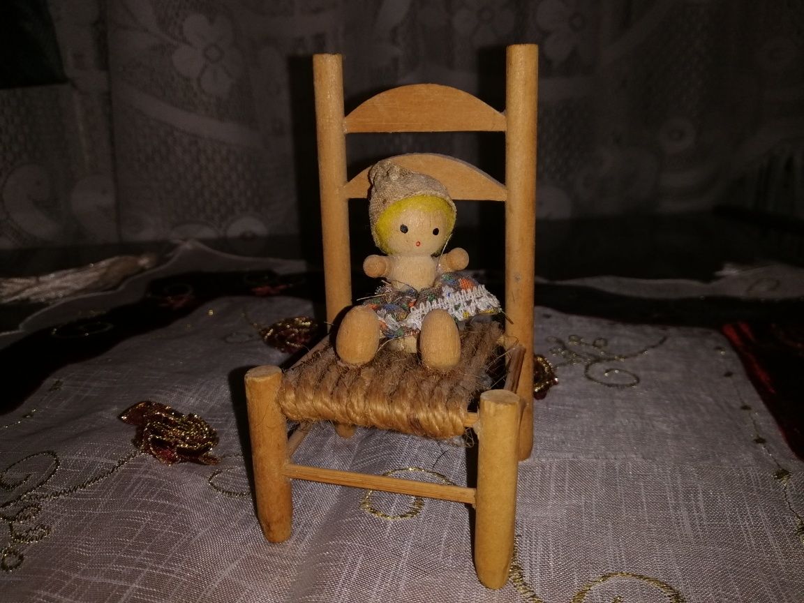 Миниатюрный деревянный стульчик Hand Made Англия