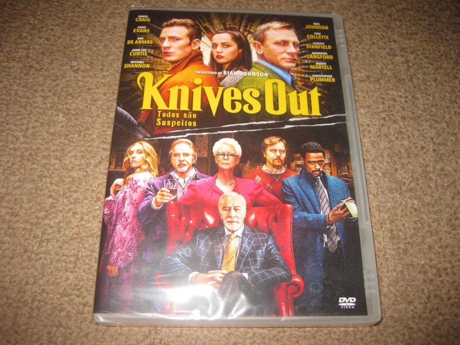 DVD "Knives Out- Todos São Suspeitos" com Chris Evans/Selado!