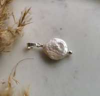 zawieszka perła barokowa srebro