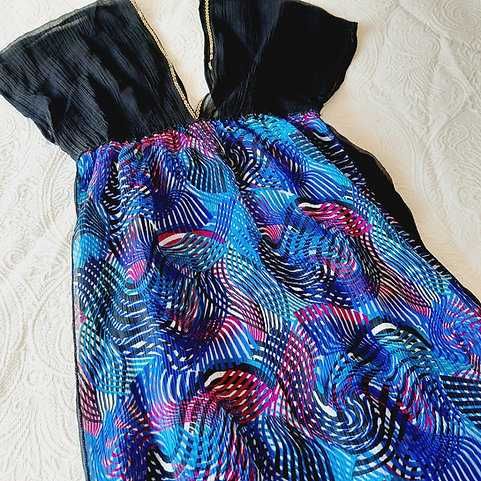 Vestido verão azul