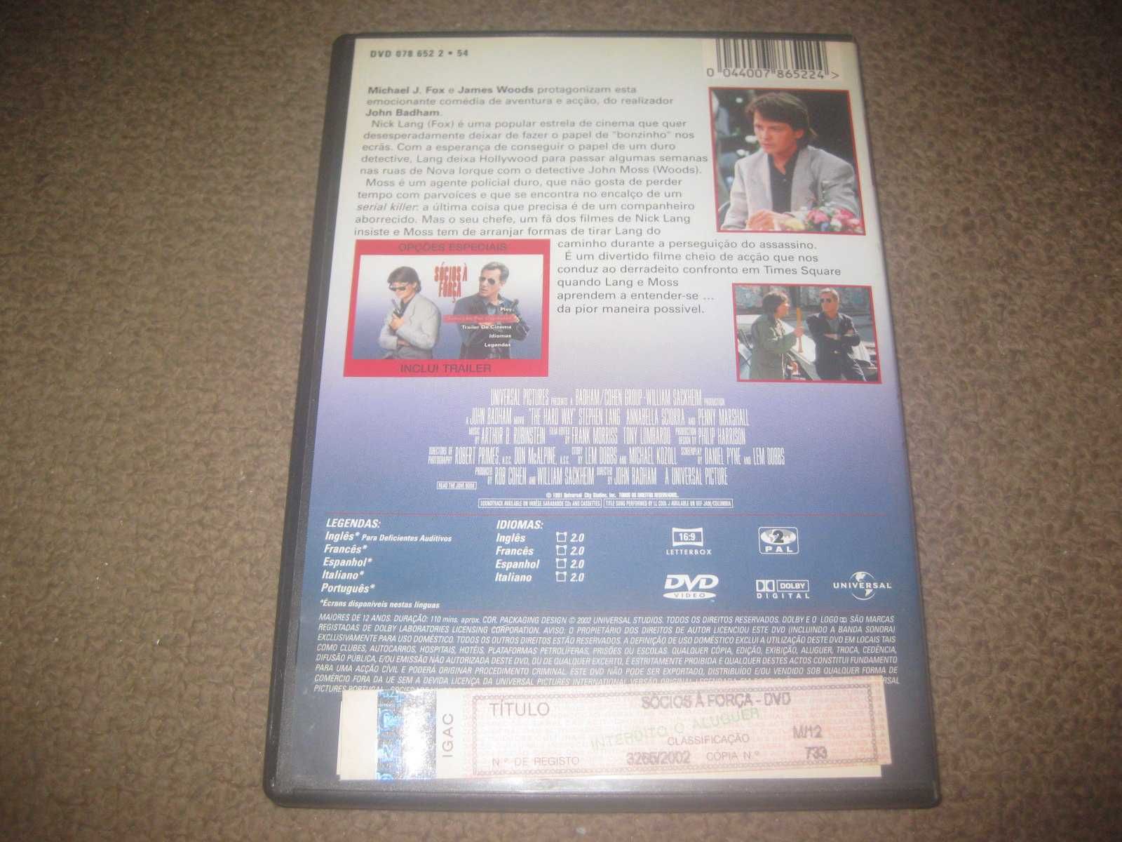 DVD "Sócios á Força" com Michael J. Fox/Raro!