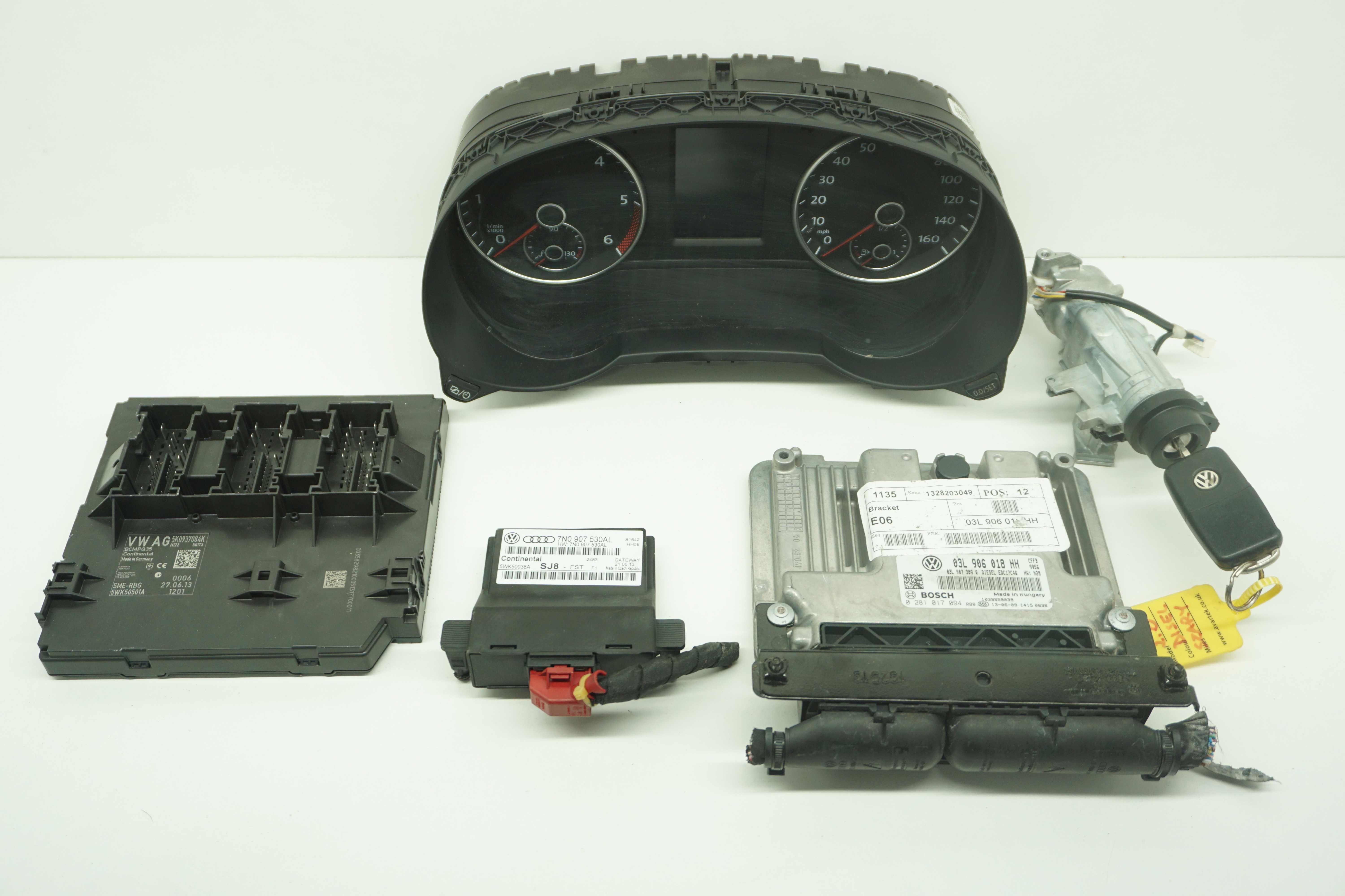 Vw Sharan II 7n Alhambra 7n 2.0 tdi Cff zestaw startowy Ecu komputer *