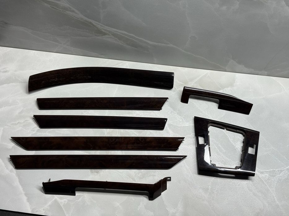 BMW E46 Декор Салону Дерево 2 склопідйомники Темне дерево декор салона