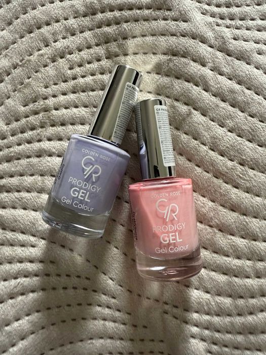 Lakiery do paznokci liliowy różowy 2 szt. Golden Rose Gel Colour
