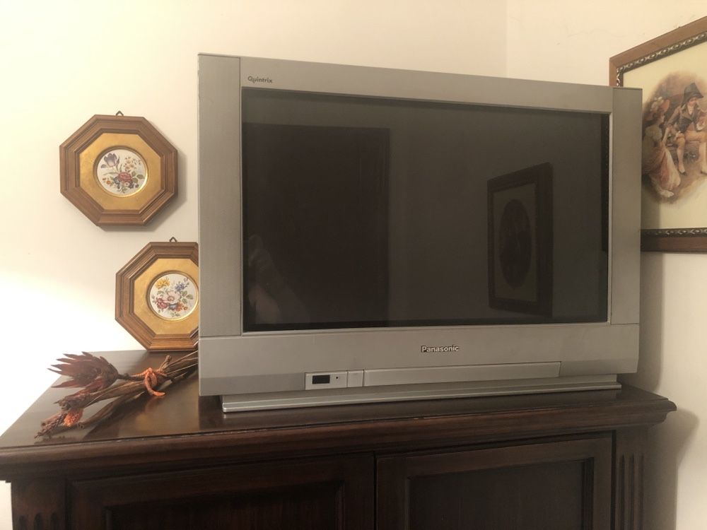 Móvel TV com portas 130€ e TV Panasonic em excelente estado 50€