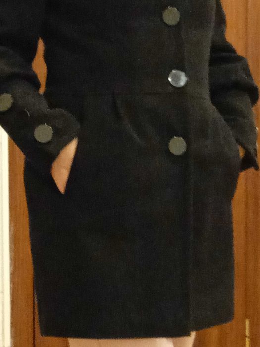 Пальто чорне, демісезон, 42-44р