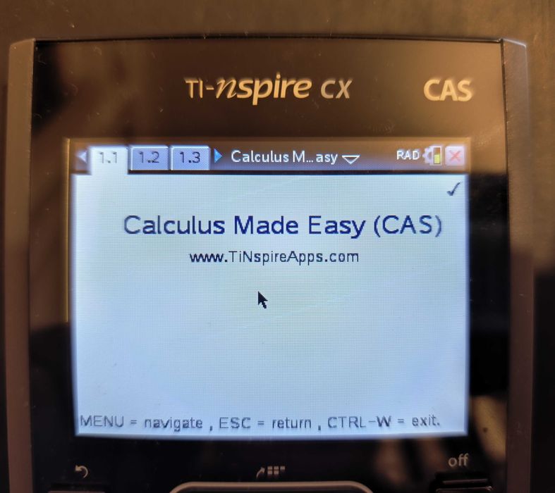 Calculadora TI-nspire CX CAS Texas Instruments