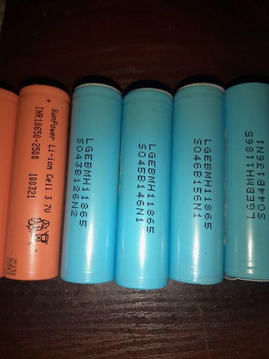 18650 високотокові SunPower 2500mAh