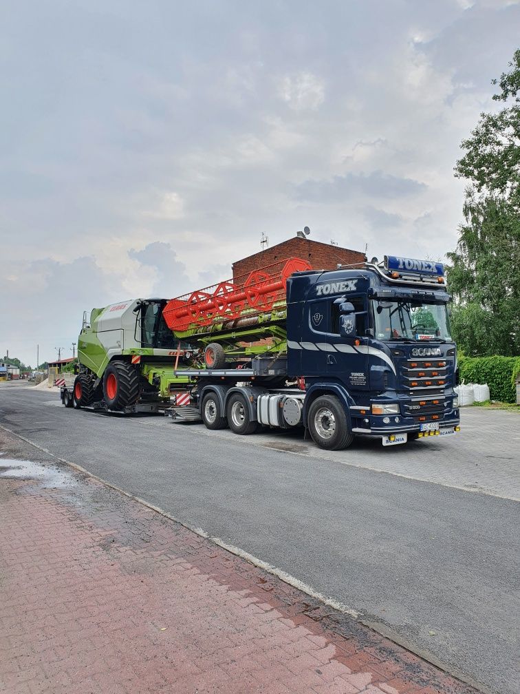 Transport kombajnów,sieczkarni,maszyn,domków, gabarytów,