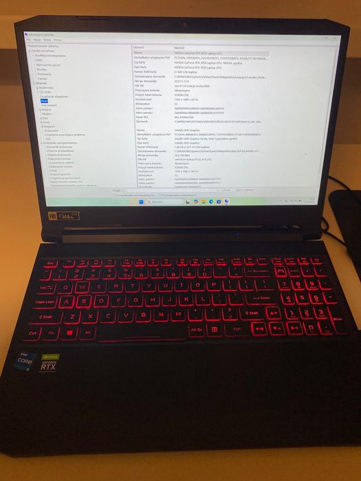 Acer Nitro AN515-57 i5-11400H / 16GB RAM / SSD 512GB / RTX 3050