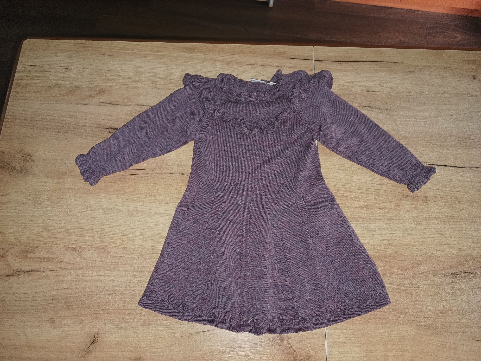 Piękna Sukienkę Name IT 100 procent Merino jak nowa