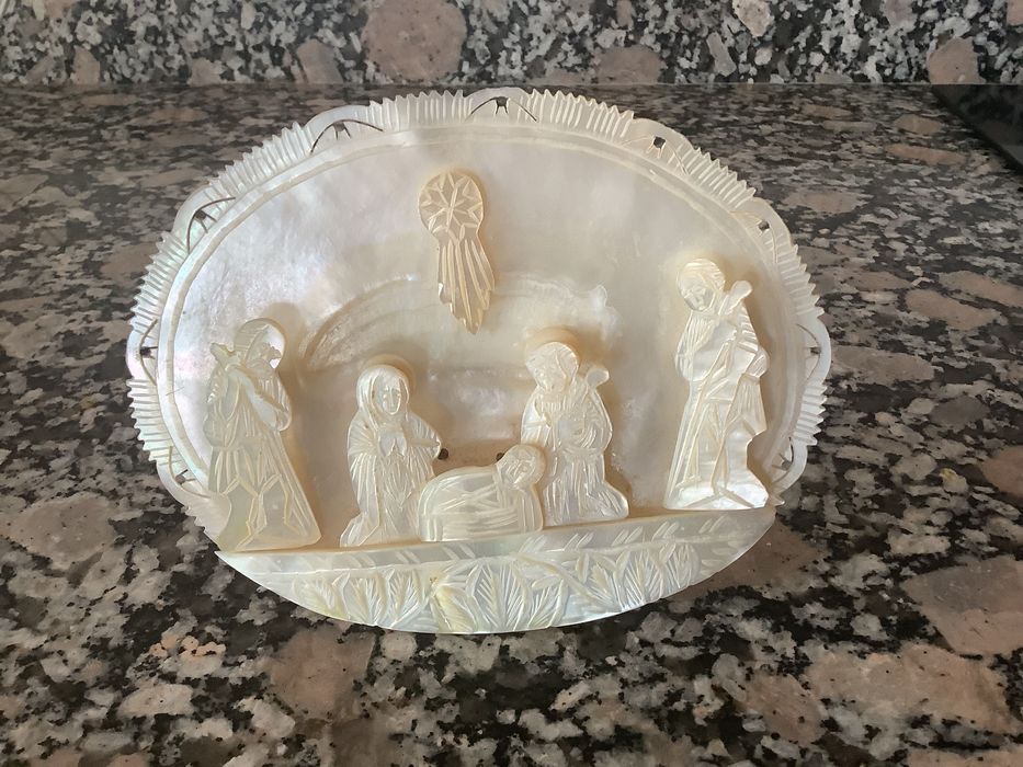 Concha de madrepérola antiga