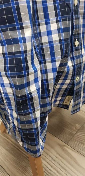 TOMMY HILFIGER koszula długi rękaw, w kratkę, rozmiar M, XXL