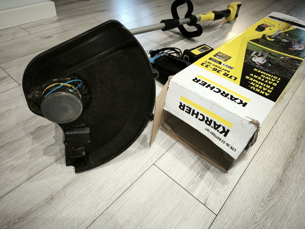 Podkaszarka akumulatorowa Karcher z baterią 36V i ładowarką