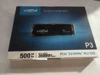 SSD диск Crucial P3 500GB M.2 2280 NVMe PCIe 3.0