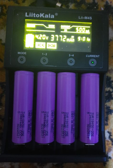 Корпус Павербанк PowerBank з захистом, під батарею 18650 х 4